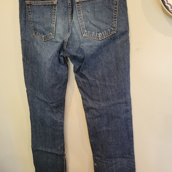 Mens Old Navy Boot Cut 100% Cotton Jeans 32 X36 - Picture 4 of 6